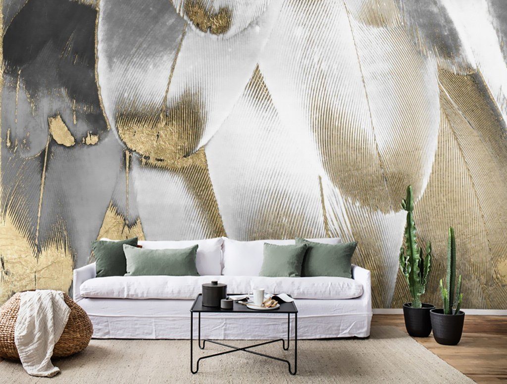 3D Fantasy Feather 84 Wall Murals Wallpaper AJ Wallpaper 2
