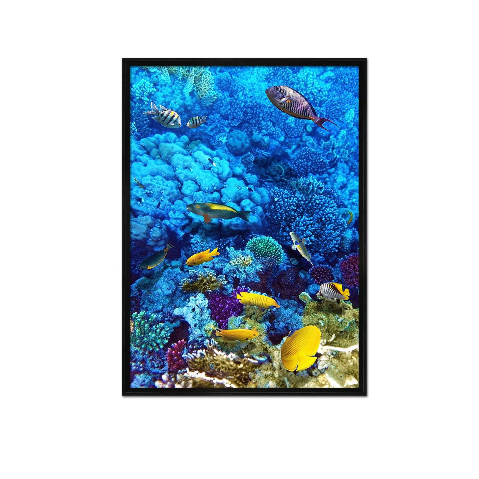 3D Beautiful Coral 061 Fake Framed Print Painting Wallpaper AJ Creativity Home