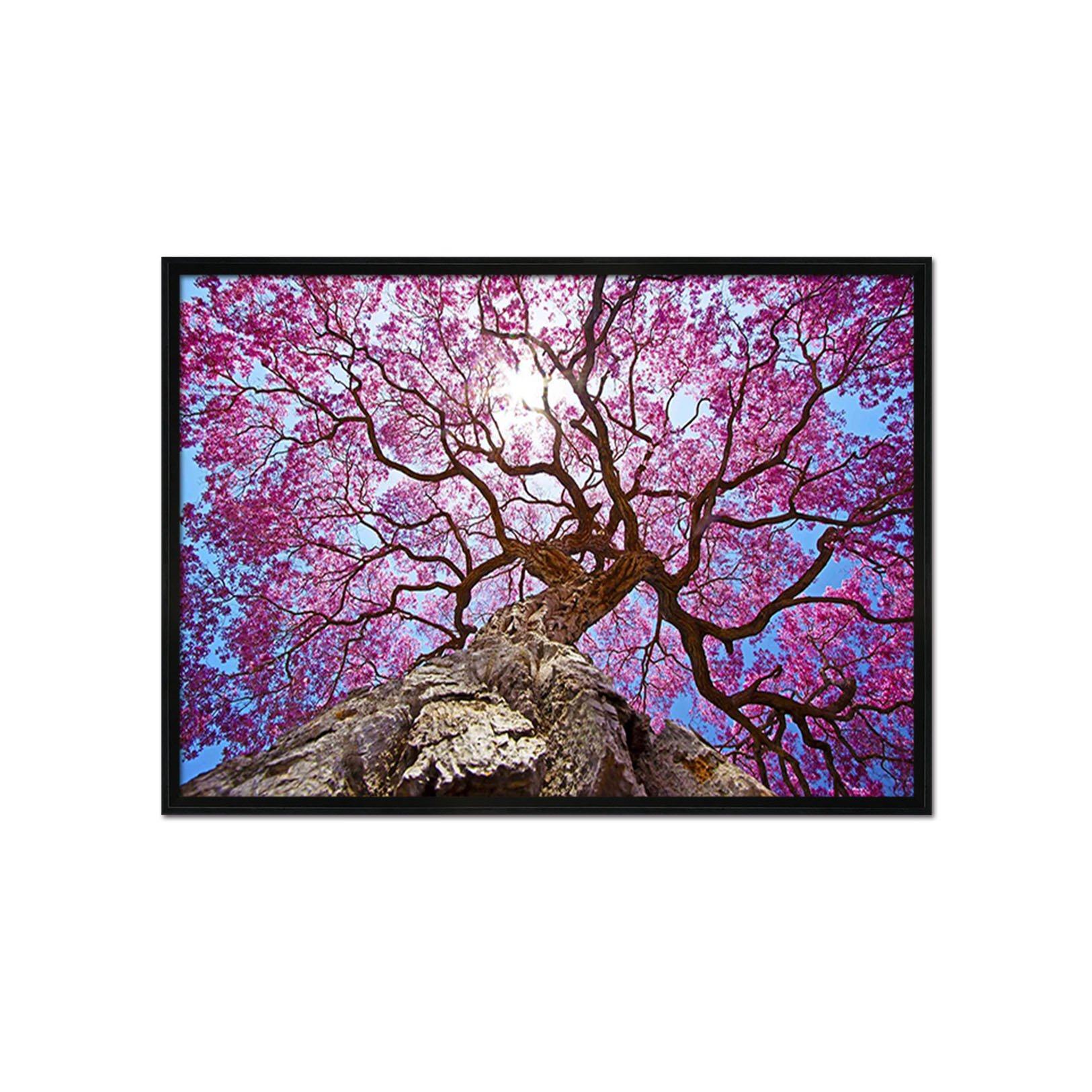 3D Tree Blossom 014 Fake Framed Print Painting Wallpaper AJ Creativity Home