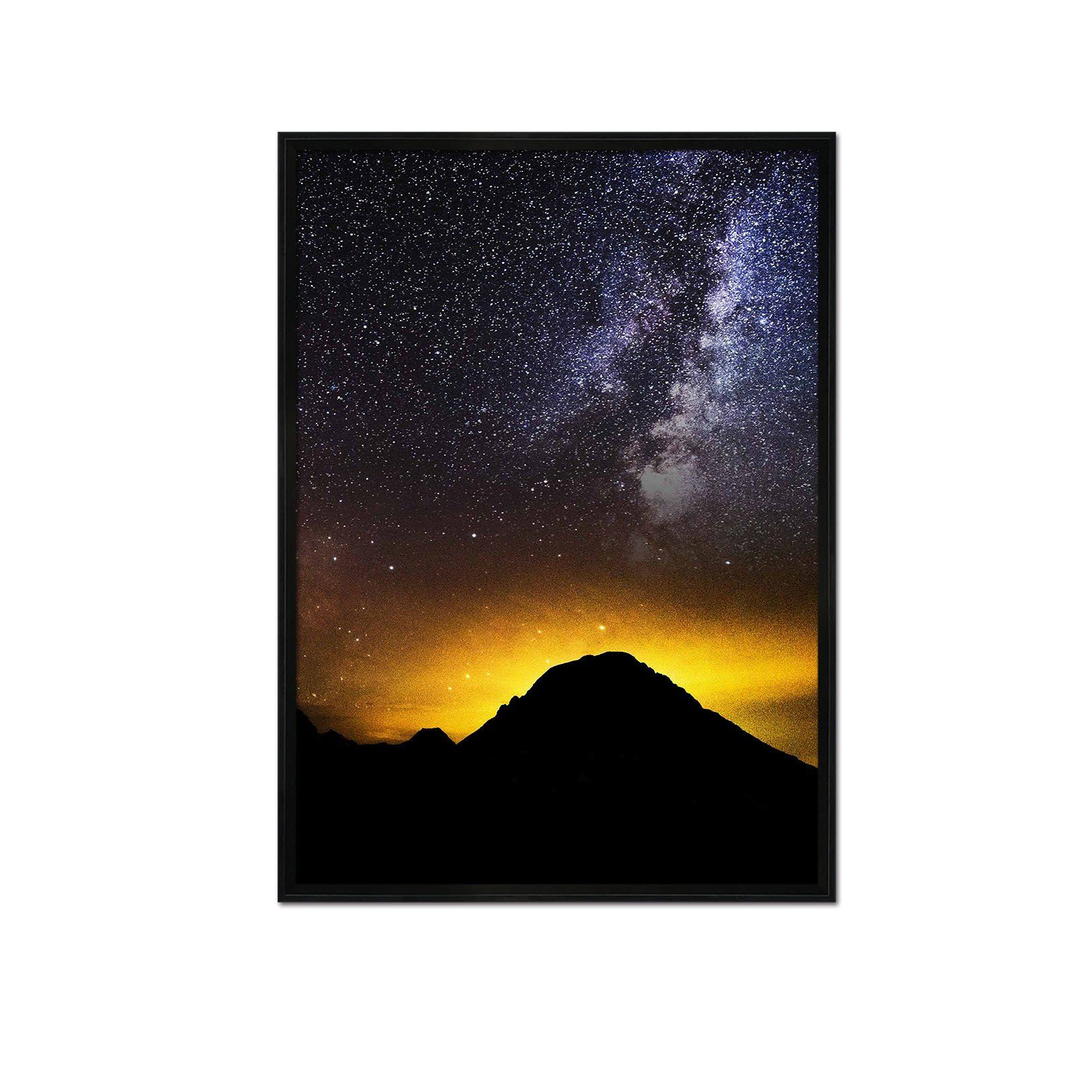 3D Mountain Shadow 136 Fake Framed Print Painting Wallpaper AJ Creativity Home