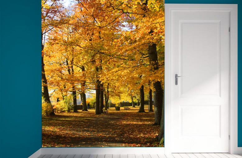 Yellow Leaves Wallpaper AJ Wallpaper