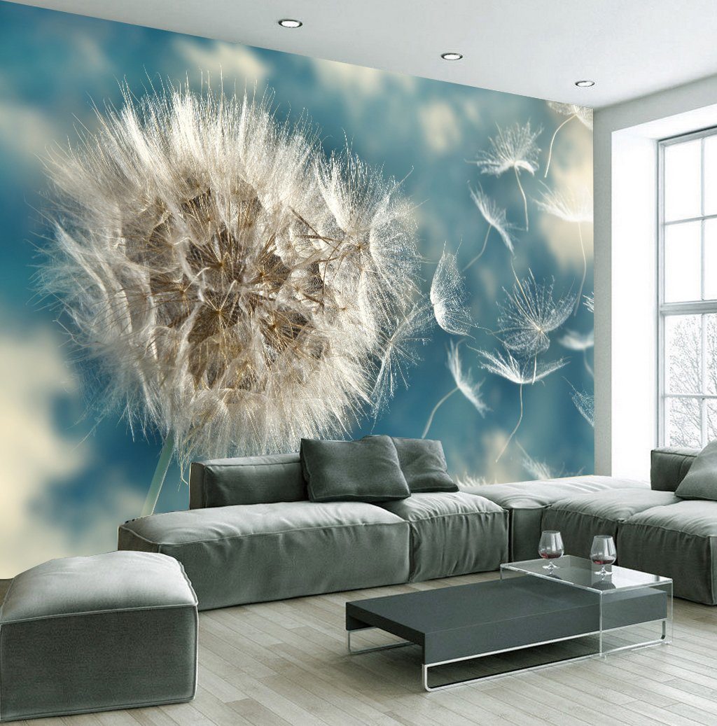 3D Dandelion 57 Wall Murals Wallpaper AJ Wallpaper 2