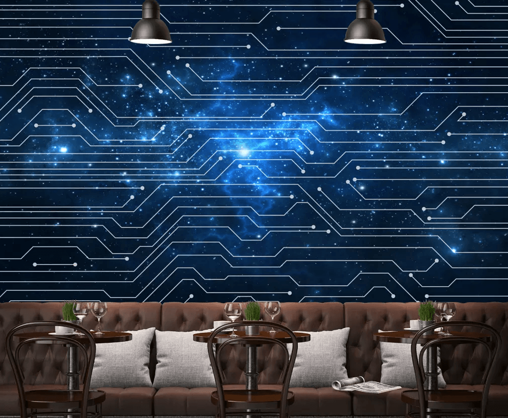 3D Technological Sense Star 68 Wallpaper AJ Wallpaper 2