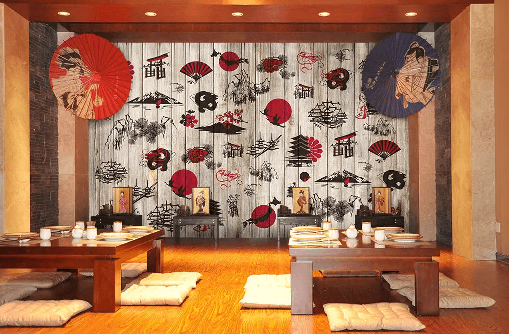 3D Fan Umbrella Pattern 89 Wallpaper AJ Wallpaper 2
