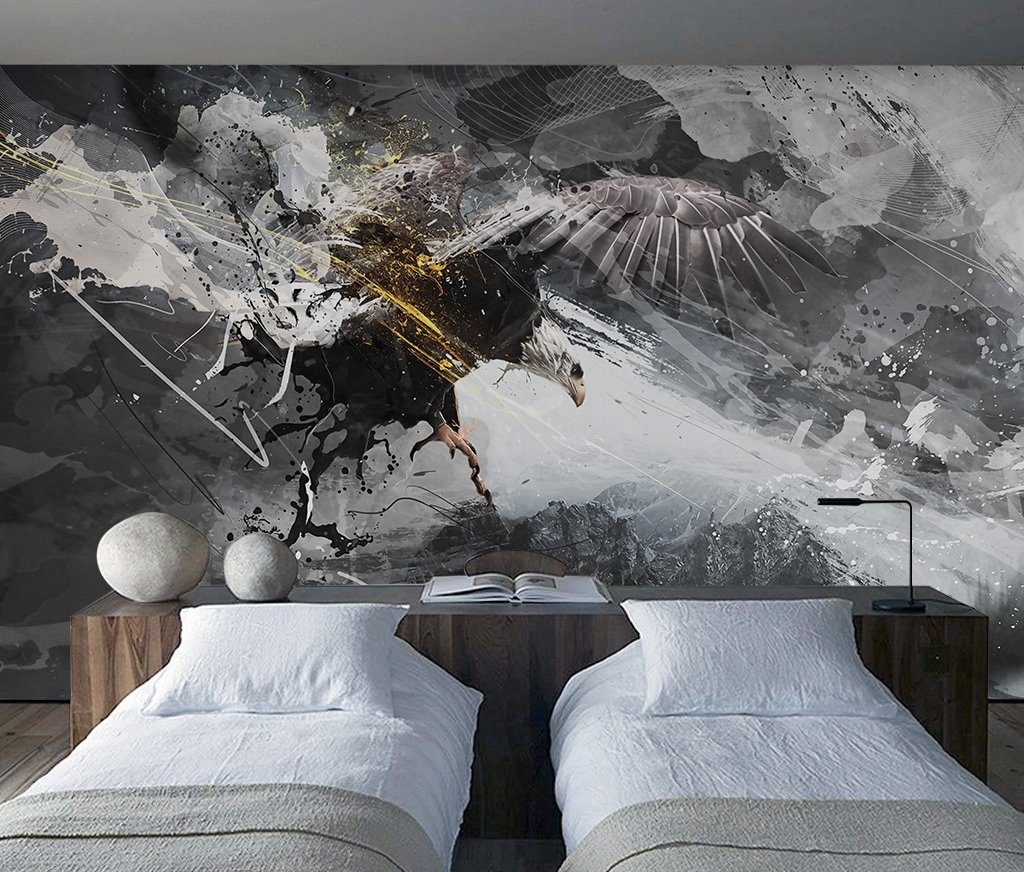 3D Eagle 311 Wall Murals Wallpaper AJ Wallpaper 2