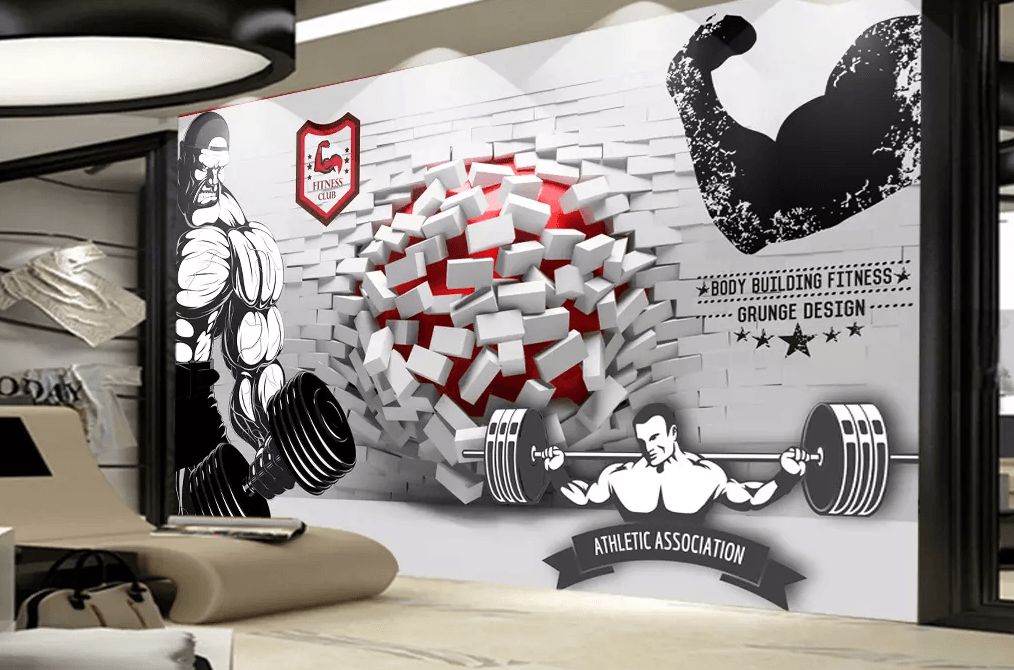 3D Strong Muscle 151 Wallpaper AJ Wallpaper 2