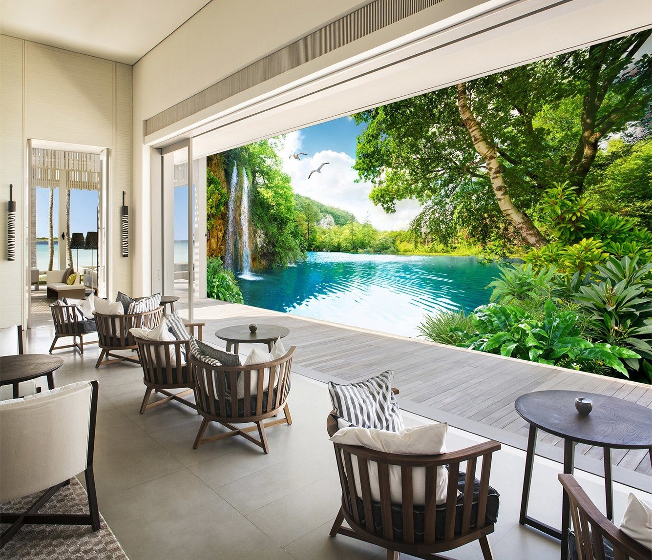 3D River Bird 316 Wallpaper AJ Wallpaper