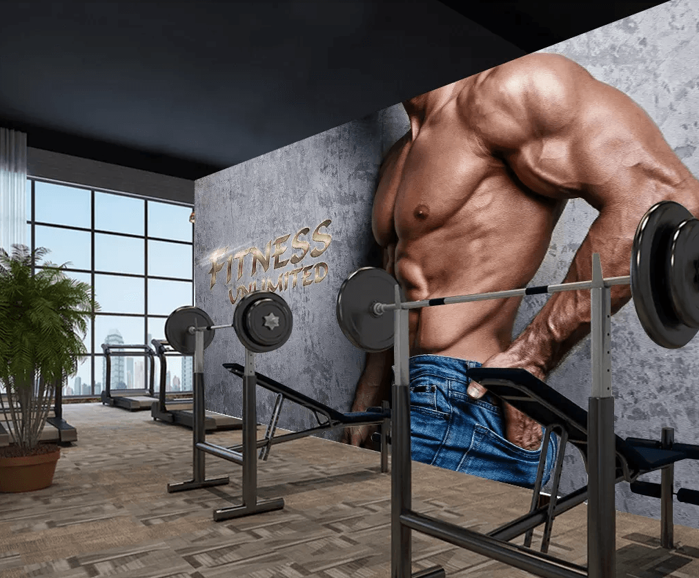 3D Man Abdominal Muscles 110 Wallpaper AJ Wallpaper 2