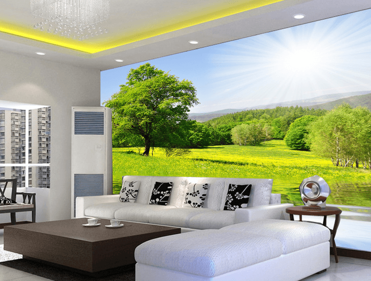 Grass Lawn Wallpaper AJ Wallpaper