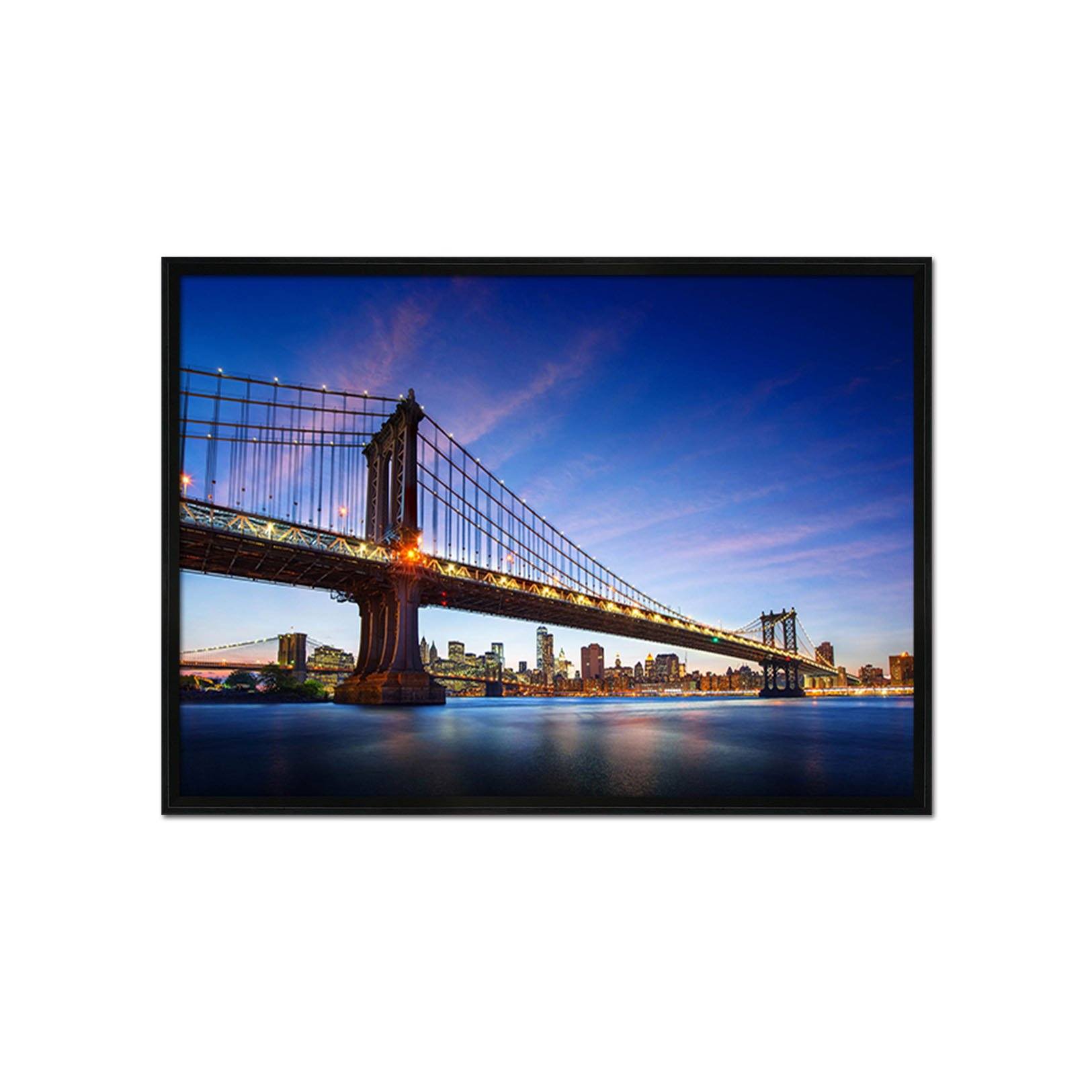 3D Sea Bridge 155 Fake Framed Print Painting Wallpaper AJ Creativity Home