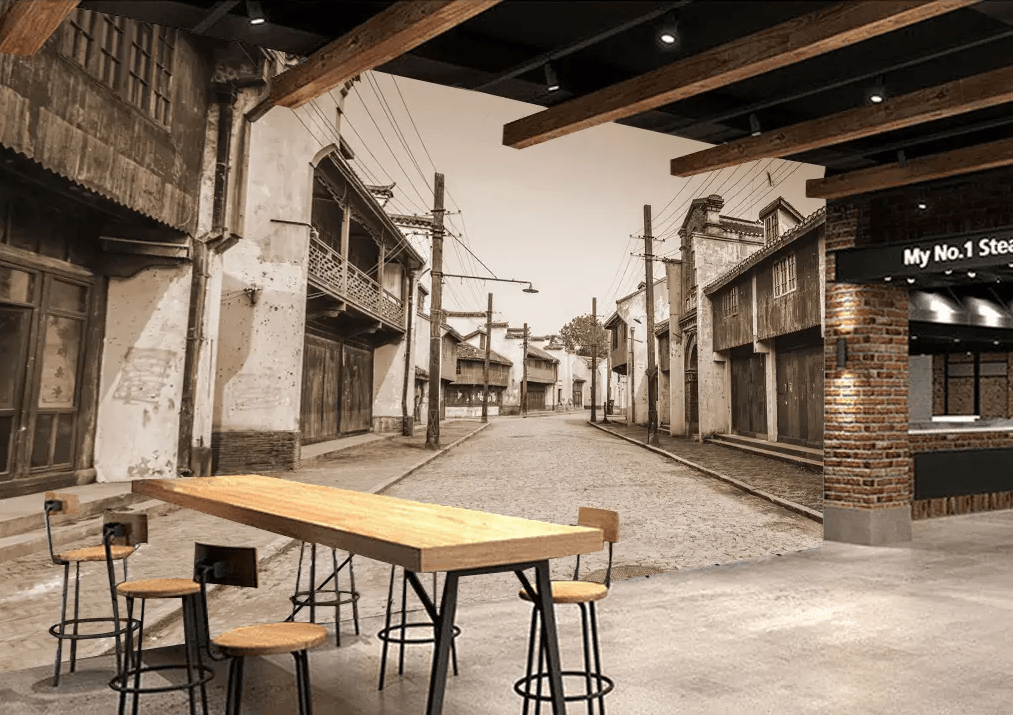 3D Town Street 164 Wallpaper AJ Wallpaper 2