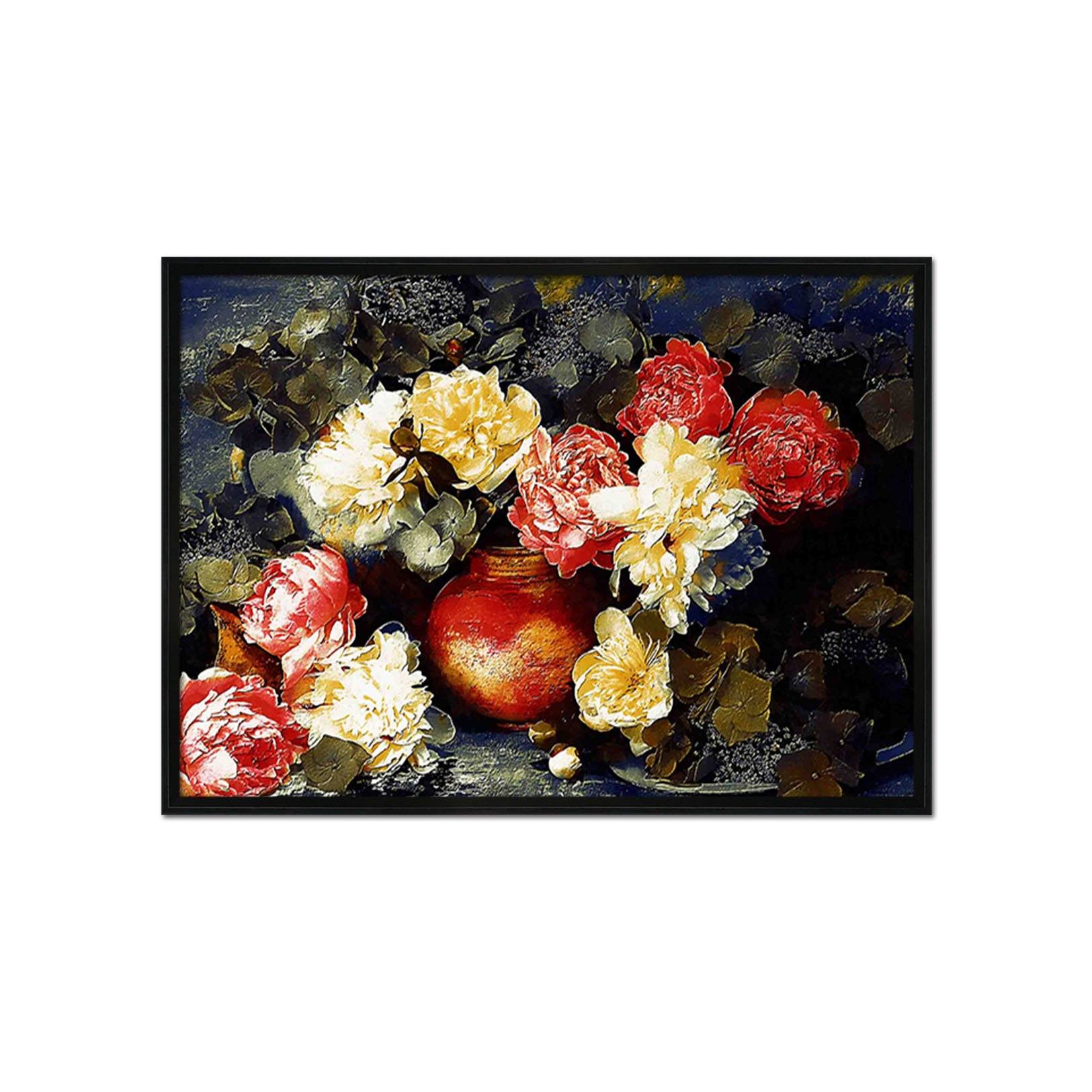 3D Flower Bunch 119 Fake Framed Print Painting Wallpaper AJ Creativity Home
