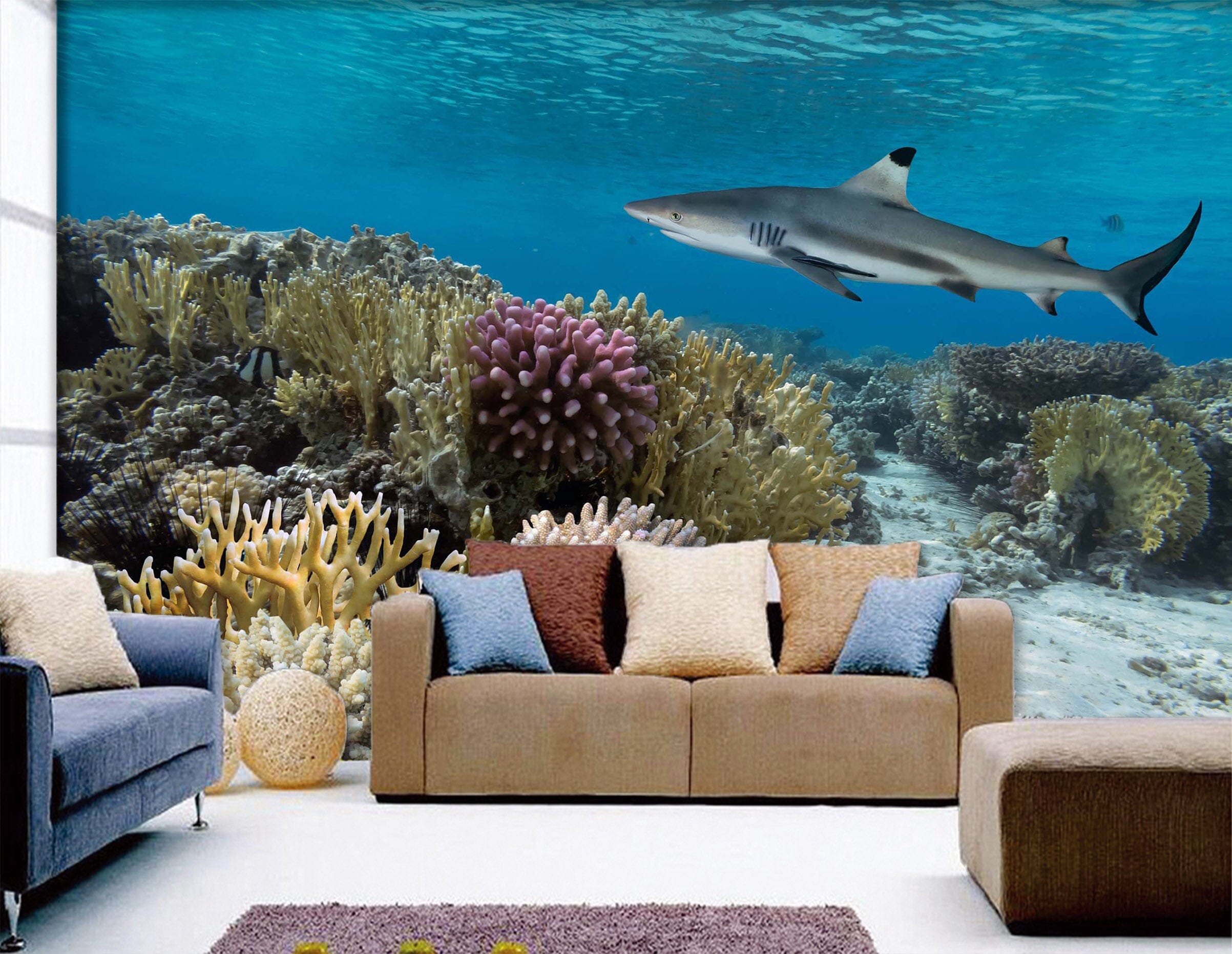 3D Sea Fish 1070 Wall Murals Wallpaper AJ Wallpaper 2