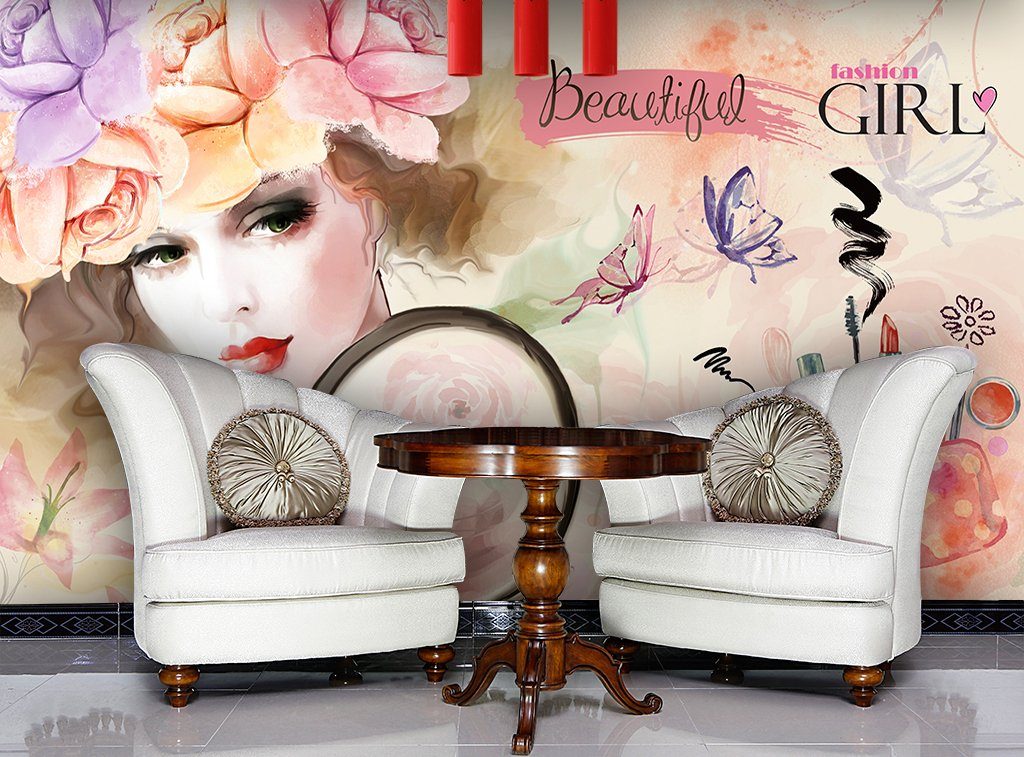 3D Beautiful Girl 75 Wall Murals Wallpaper AJ Wallpaper 2