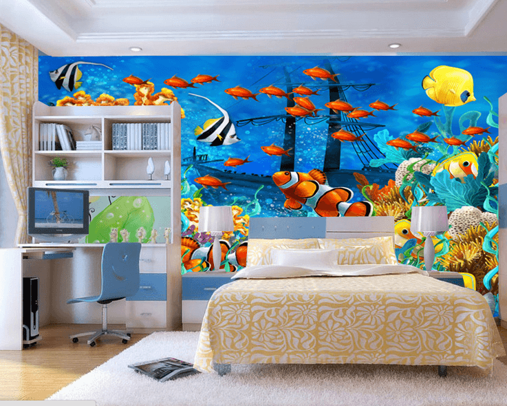 Colorful Underwater World Wallpaper AJ Wallpaper