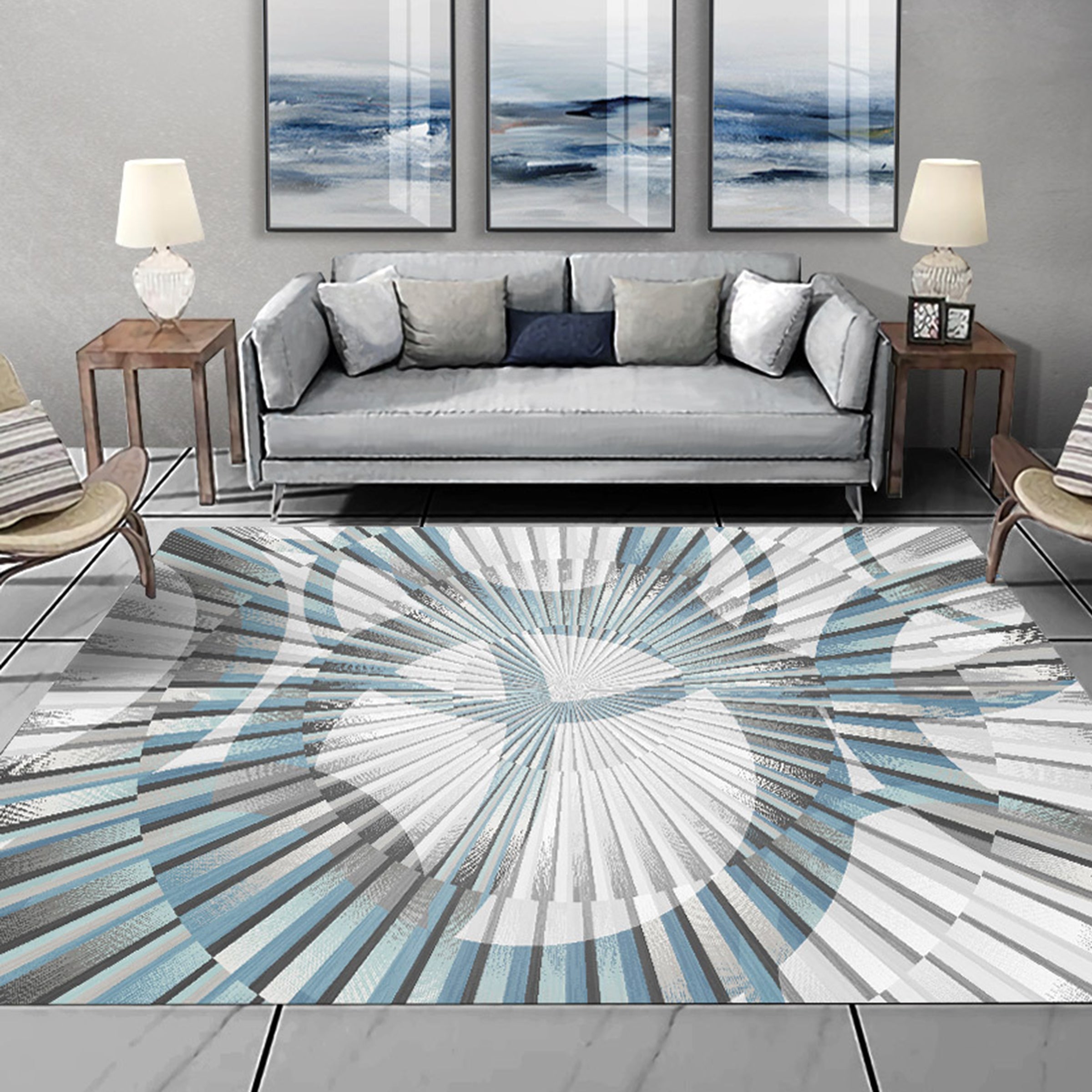 3D Color Pattern WG313 Non Slip Rug Mat Mat AJ Creativity Home