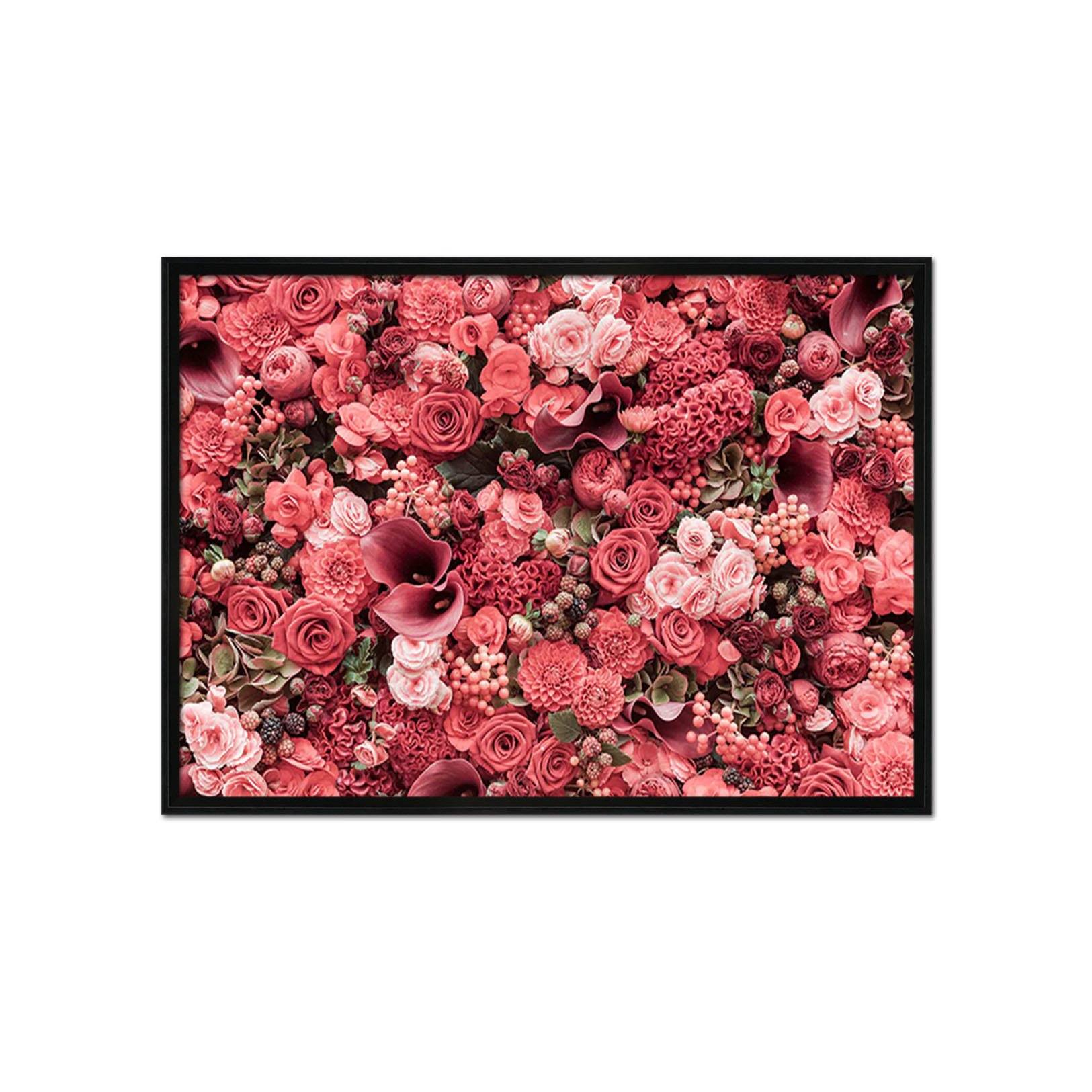 3D Flower Sea 096 Fake Framed Print Painting Wallpaper AJ Creativity Home