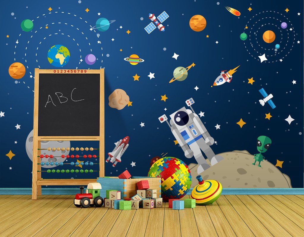 3D Planet 682 Wall Murals Wallpaper AJ Wallpaper 2