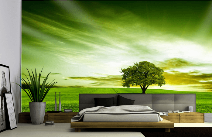 Green Rays Wallpaper AJ Wallpaper