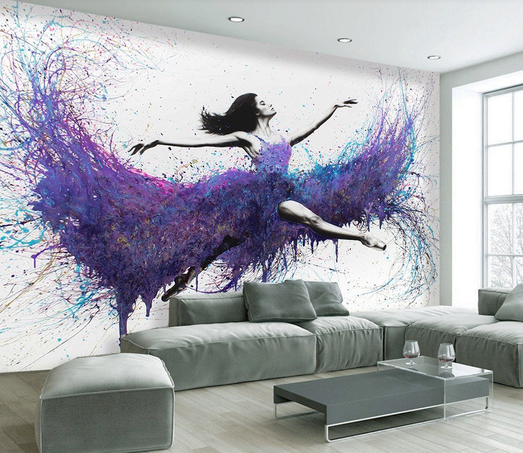 3D Beauty Dance 322 Wall Murals Wallpaper AJ Wallpaper 2