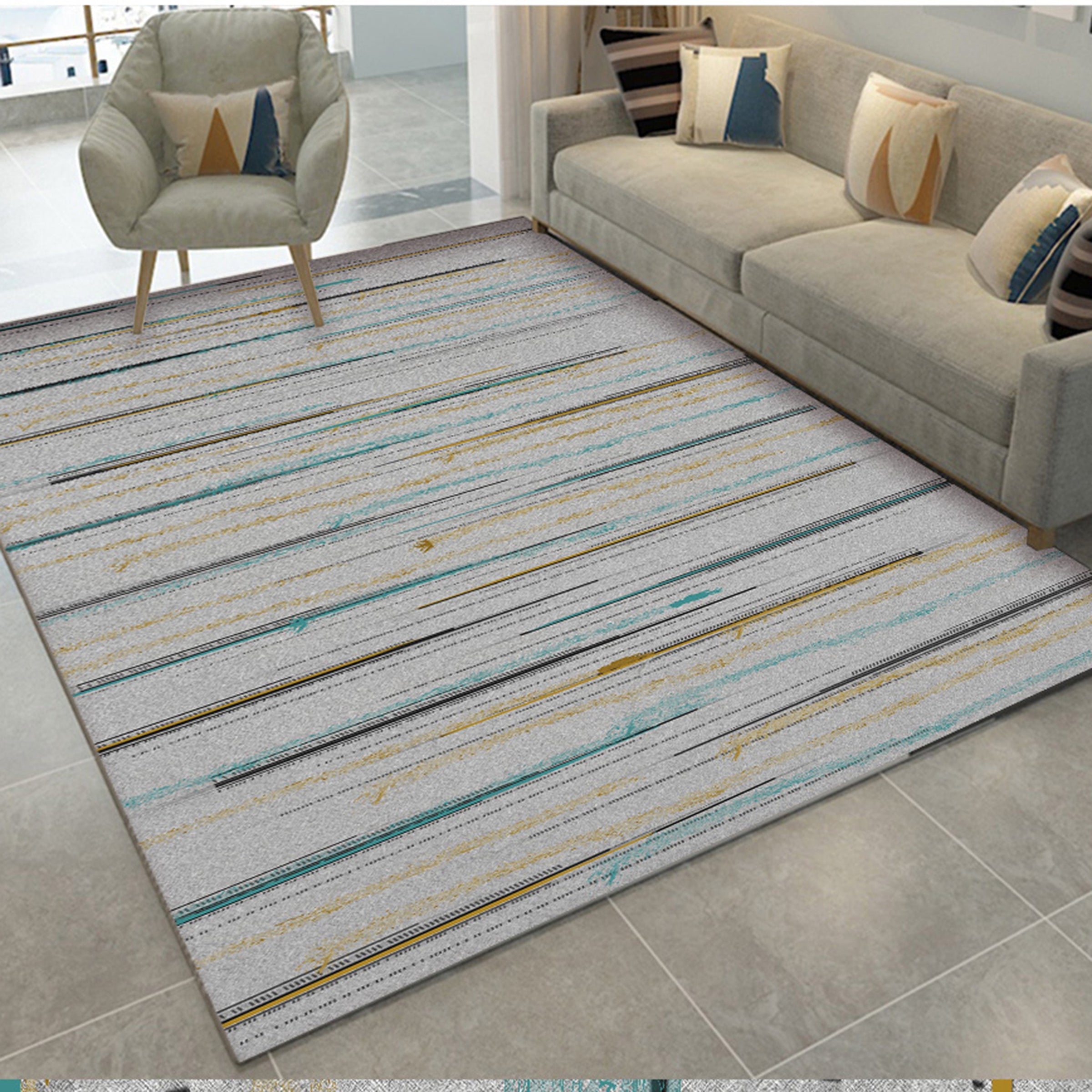 3D Color Pattern WG439 Non Slip Rug Mat Mat AJ Creativity Home