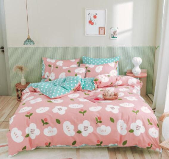 3D White Flowers 40064 Bed Pillowcases Quilt
