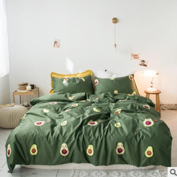 3D Avocado 30156 Bed Pillowcases Quilt