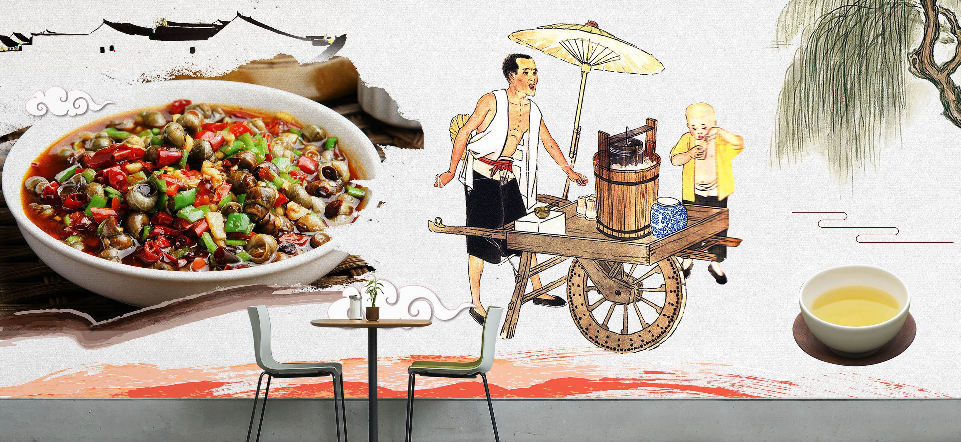 3D Hot Fire Dish 030 Wall Murals Wallpaper AJ Wallpaper 2