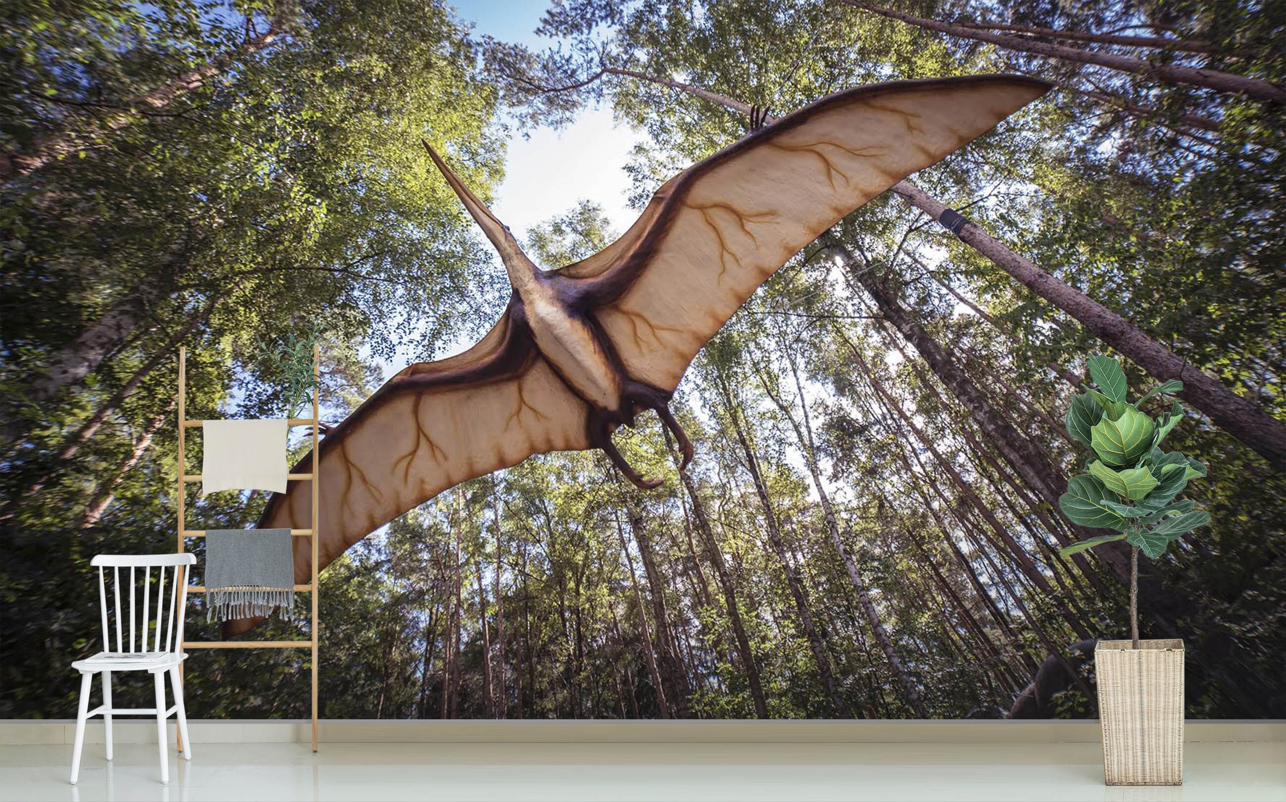 3D Dinosaur Forest 209 Wall Murals Wallpaper AJ Wallpaper 2