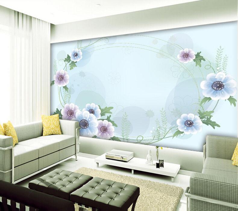 Flowers Circle Wallpaper AJ Wallpaper