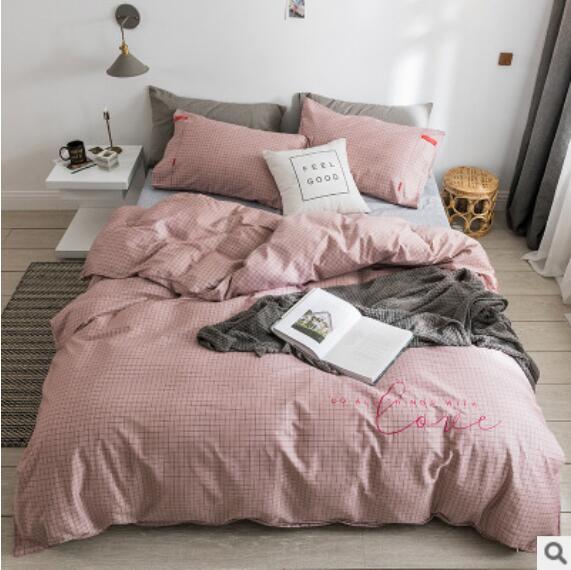 3D Gray Pink 30211 Bed Pillowcases Quilt