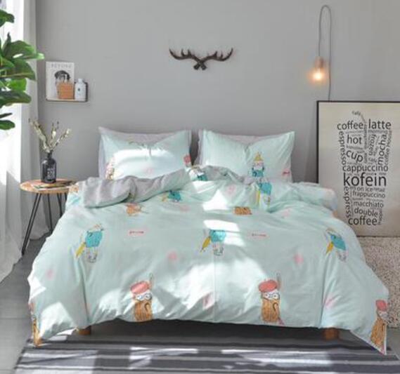 3D Doll With Umbrella 20210 Bed Pillowcases Quilt