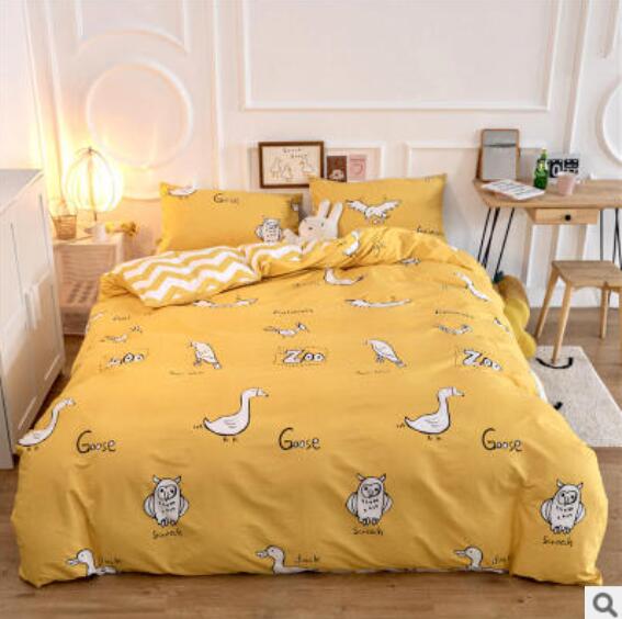 3D Goose Owl Pattern 50106 Bed Pillowcases Quilt