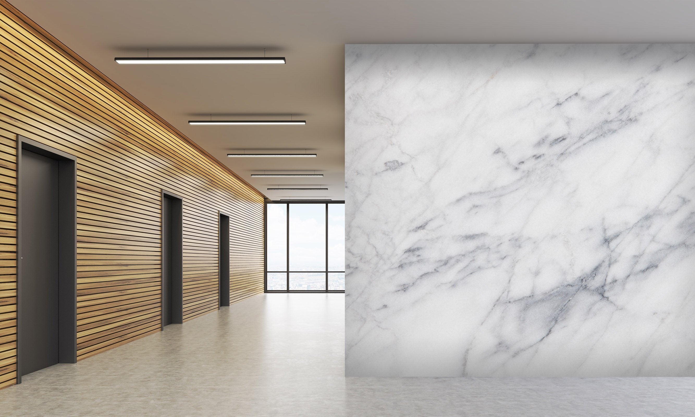 3D Stylish Simplicity 019 Marble Tile Texture Wallpaper AJ Wallpaper 2