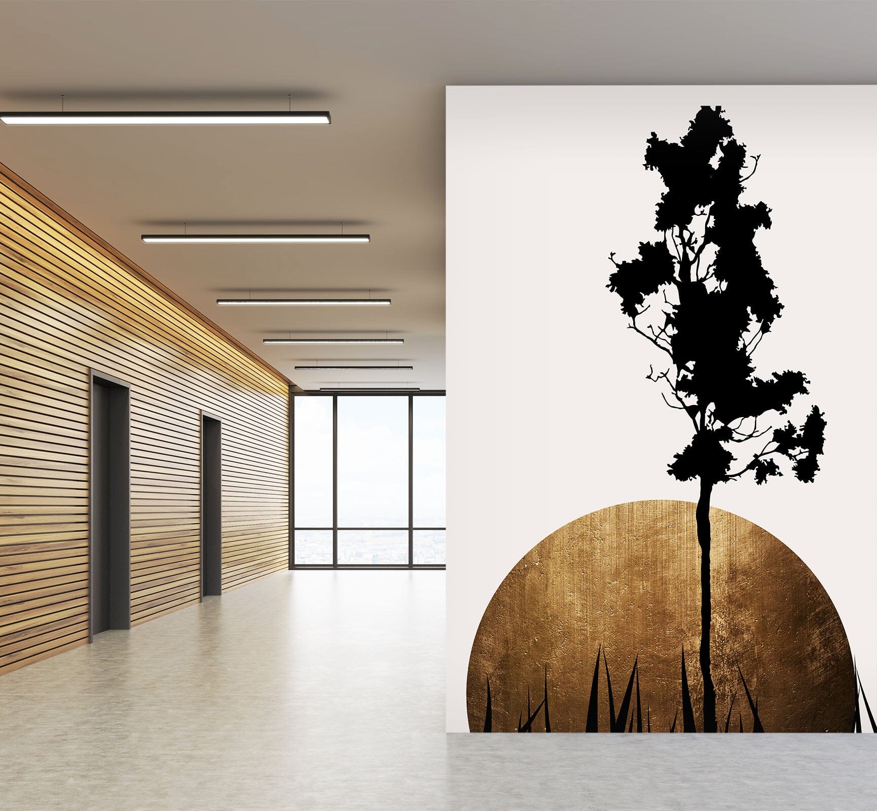 3D Moon Tree 1512 Boris Draschoff Wall Mural Wall Murals Wallpaper AJ Wallpaper 2