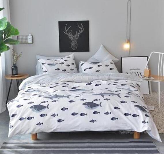 3D Many Fish 20207 Bed Pillowcases Quilt
