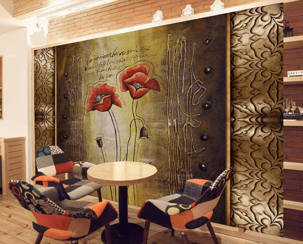 3D Painting Safflower 149 Wallpaper AJ Wallpaper 2
