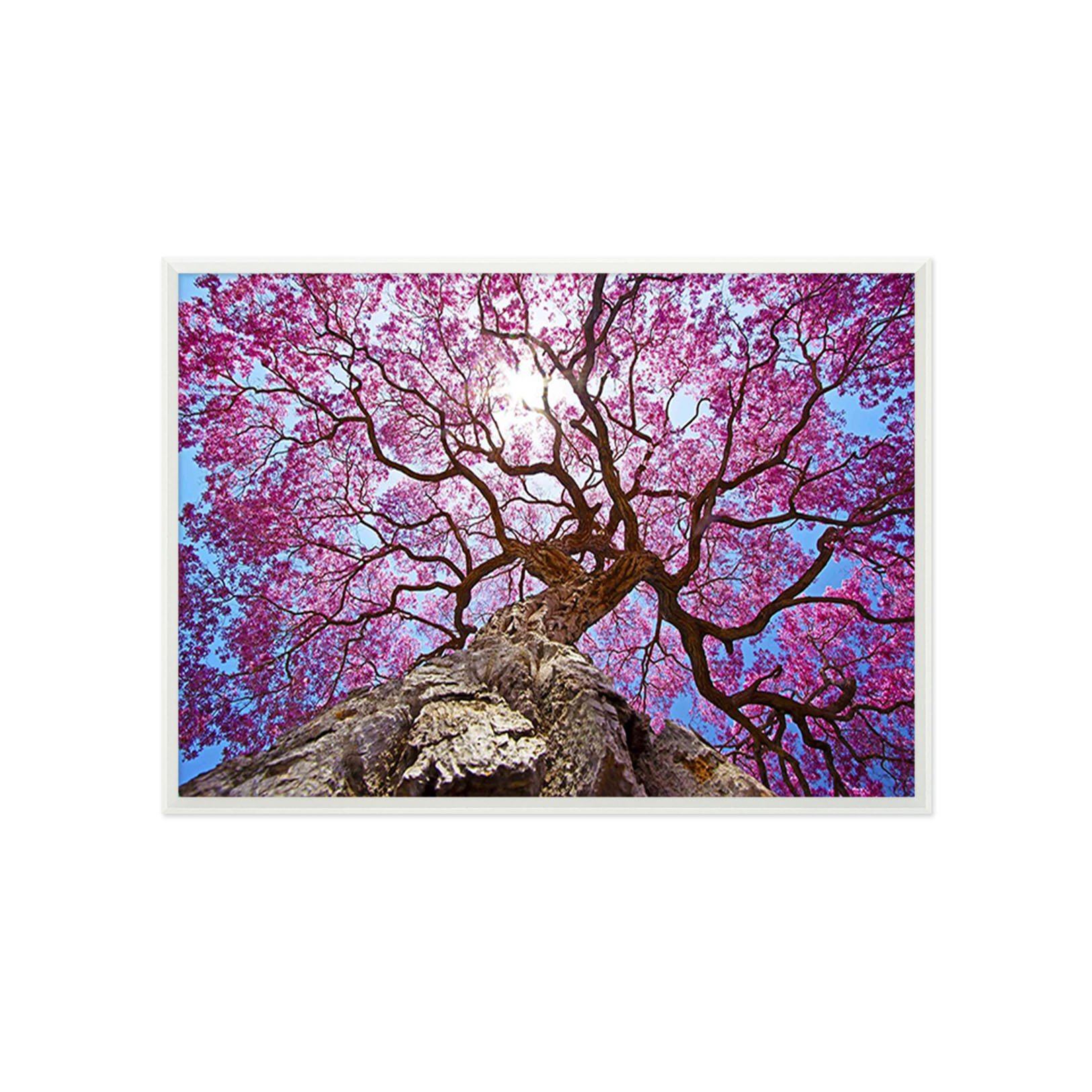 3D Tree Blossom 014 Fake Framed Print Painting Wallpaper AJ Creativity Home