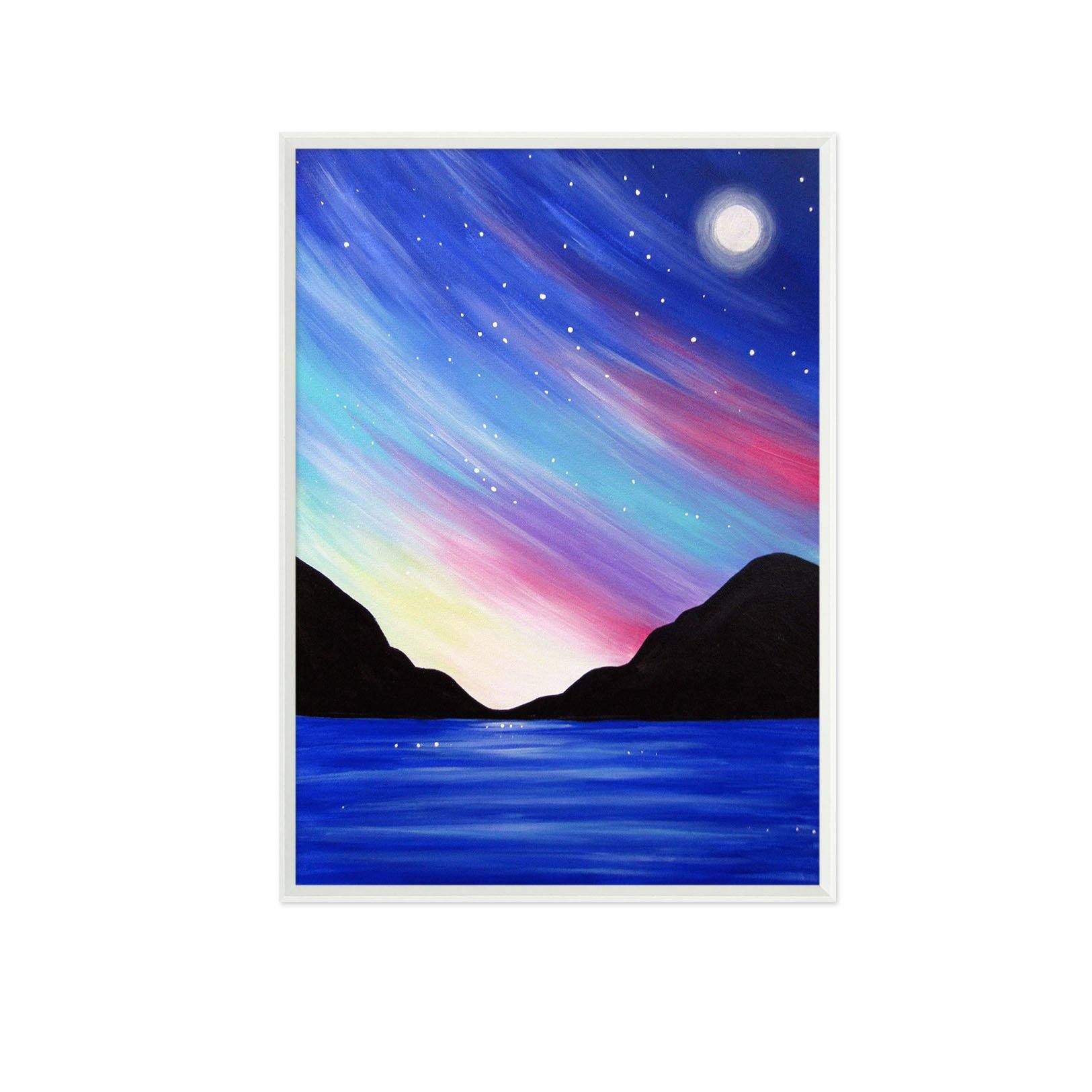 3D Shadow Mountain 103 Fake Framed Print Painting Wallpaper AJ Creativity Home