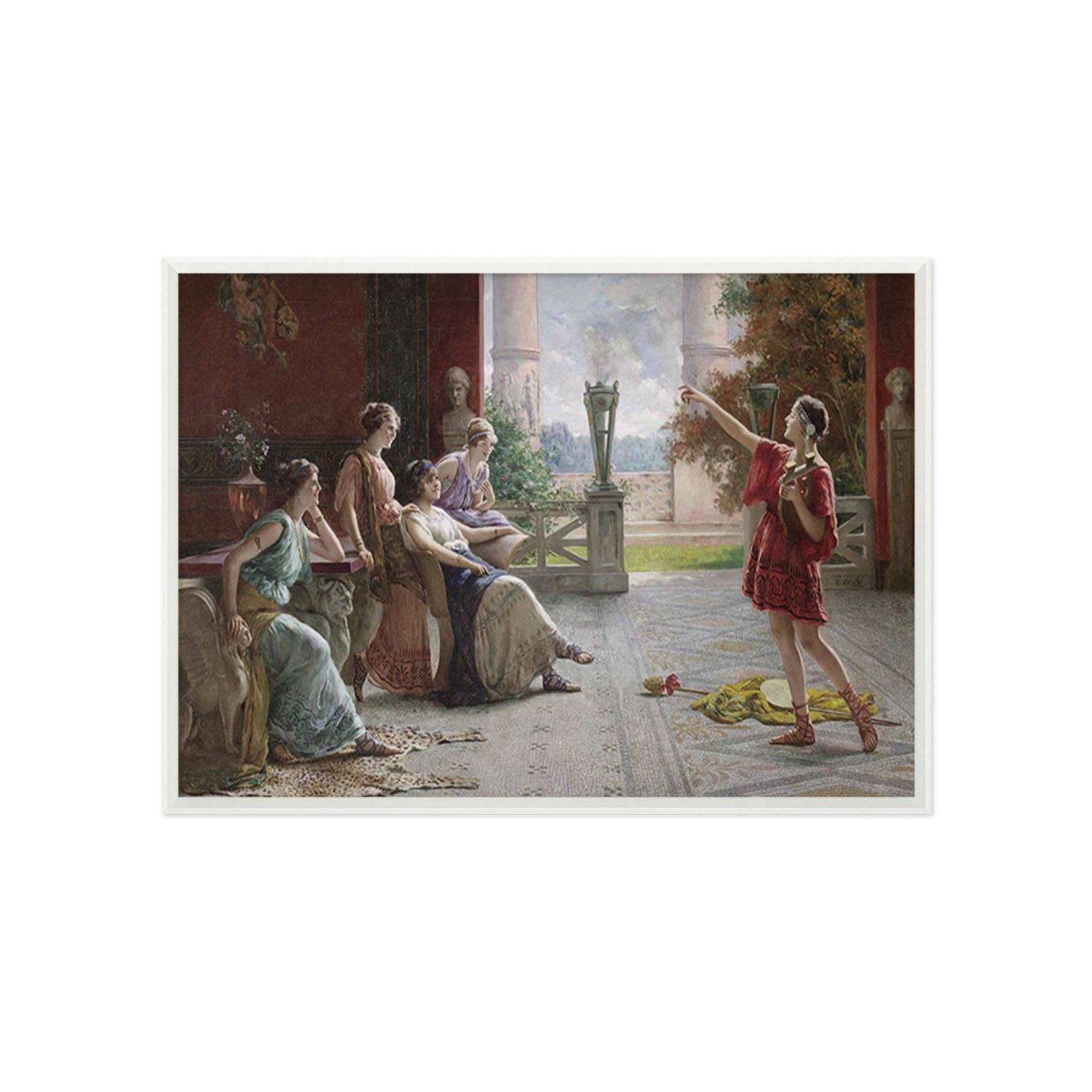 3D Watch The Show 125 Fake Framed Print Painting Wallpaper AJ Creativity Home