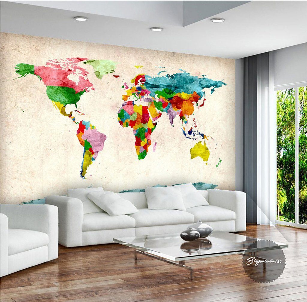 3D Abstract Map 226 Wall Murals Wallpaper AJ Wallpaper 2