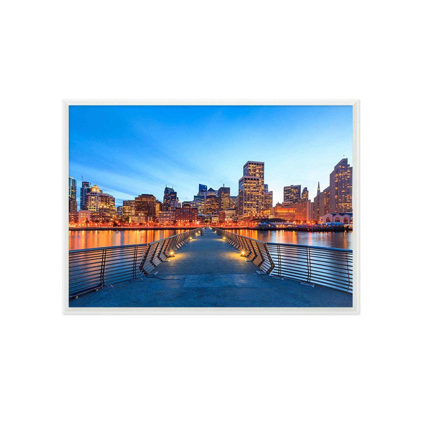 3D Beautiful Bridge 152 Fake Framed Print Painting Wallpaper AJ Creativity Home