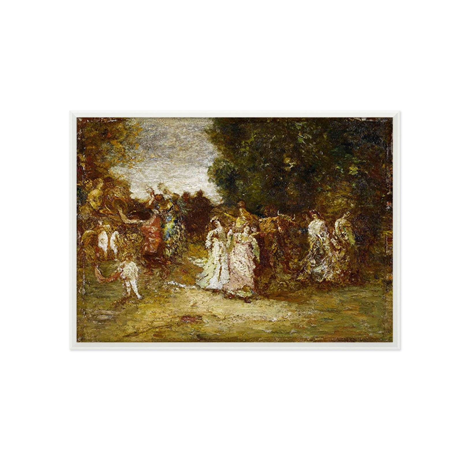 3D Outing Play 037 Fake Framed Print Painting Wallpaper AJ Creativity Home