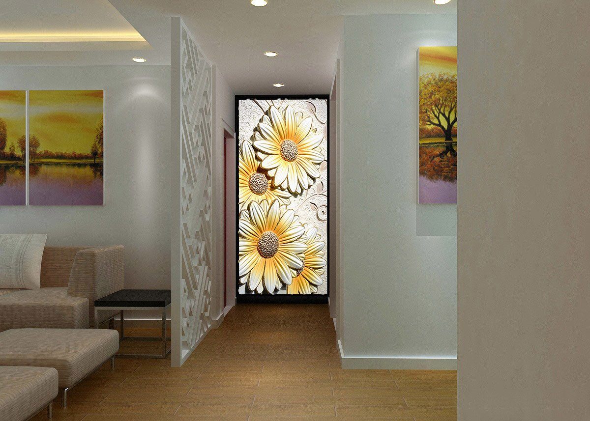 Flowers Embossed Wallpaper AJ Wallpaper