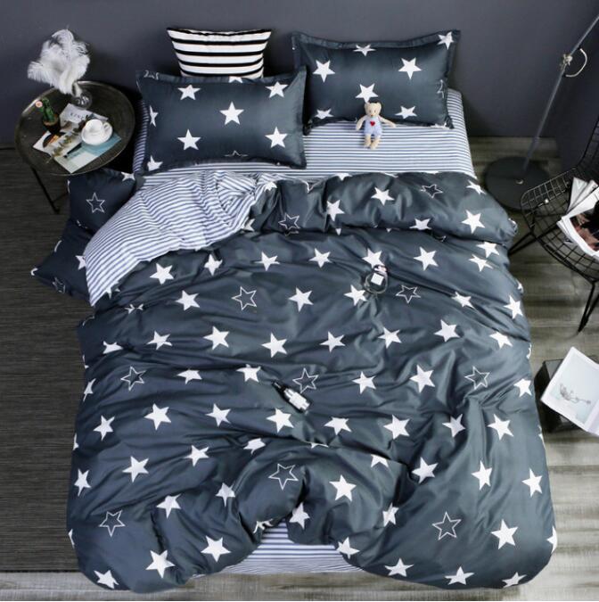 3D Star Pattern 12122 Bed Pillowcases Quilt