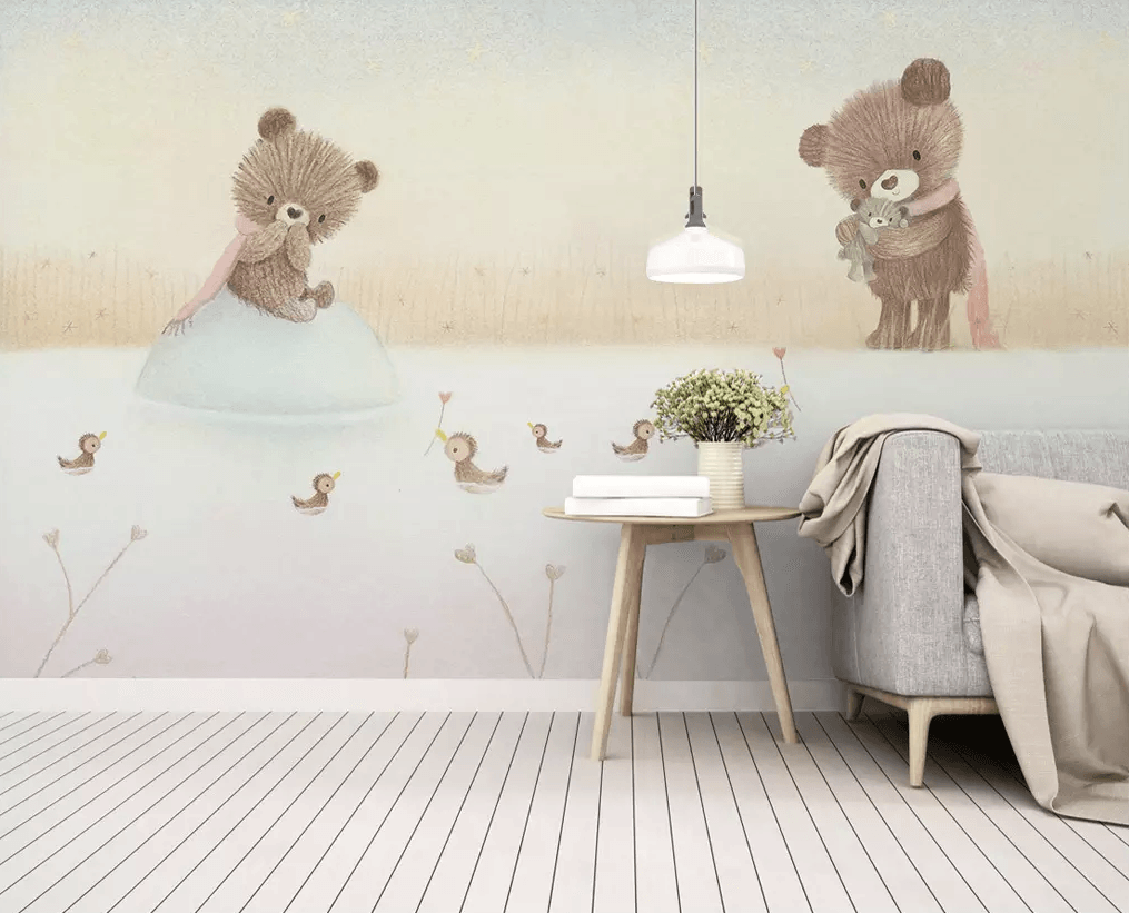 3D Cartoon Cute Bear 289 Wallpaper AJ Wallpaper 2