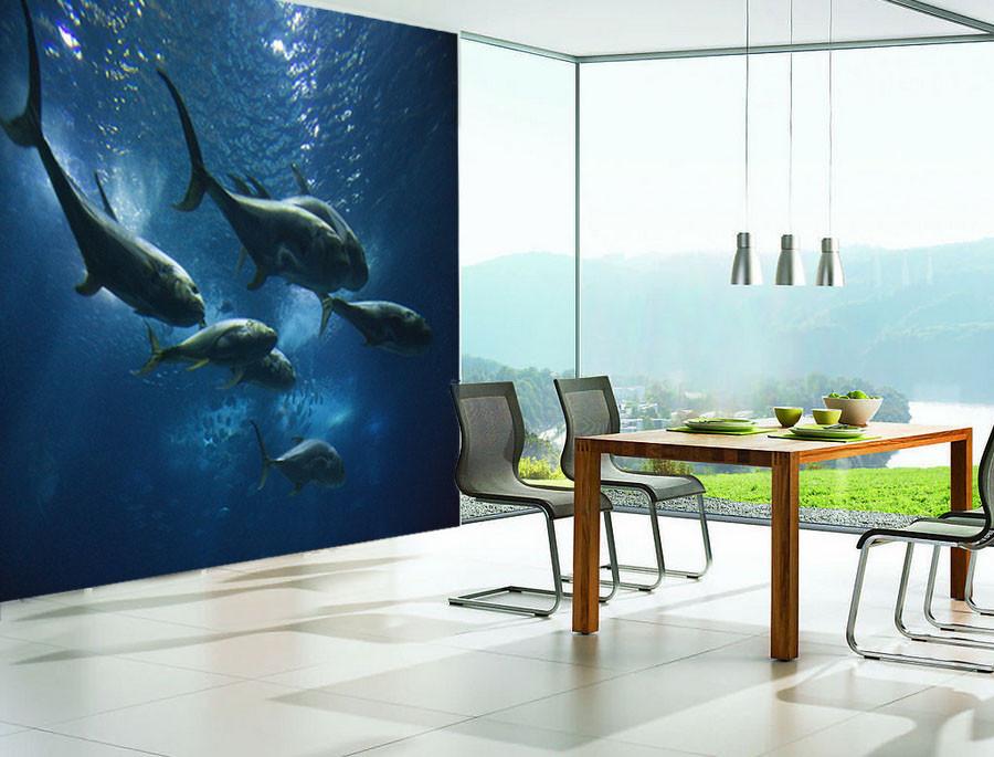 Deep Ocean Fishes Wallpaper AJ Wallpaper