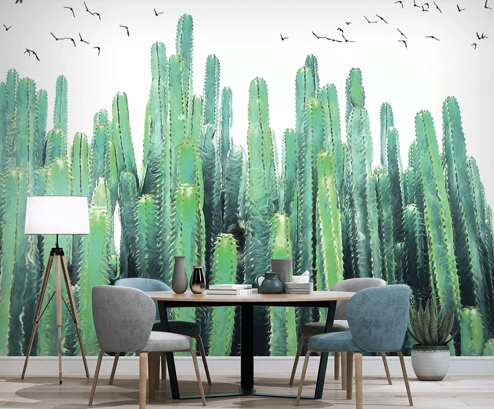 3D Tall Cactus 331 Wallpaper AJ Wallpaper 2