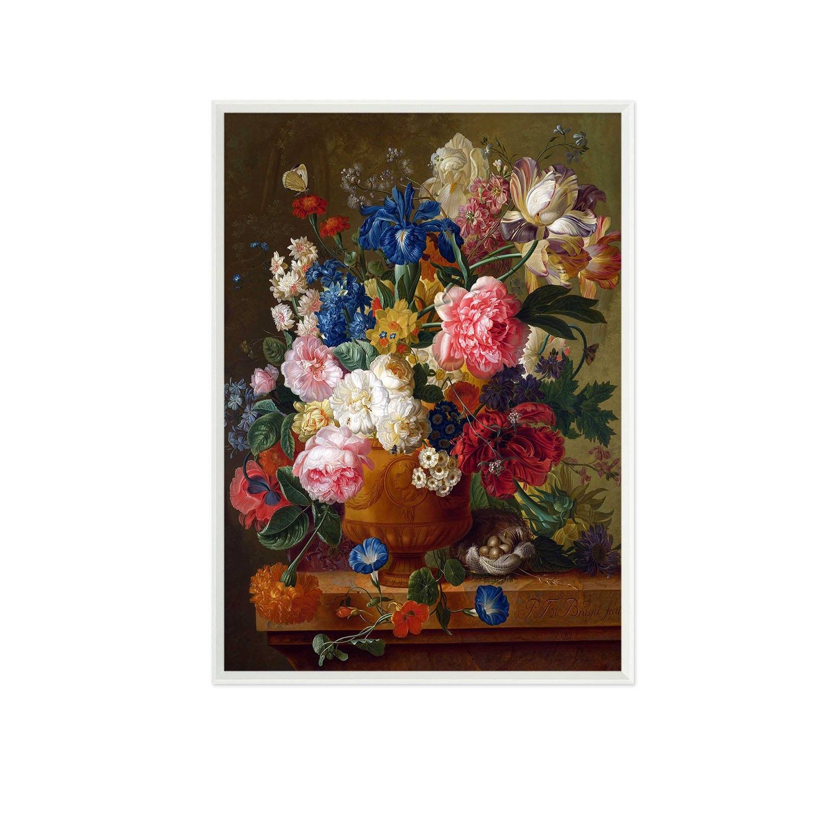 3D Flower Arrangement 141 Fake Framed Print Painting Wallpaper AJ Creativity Home