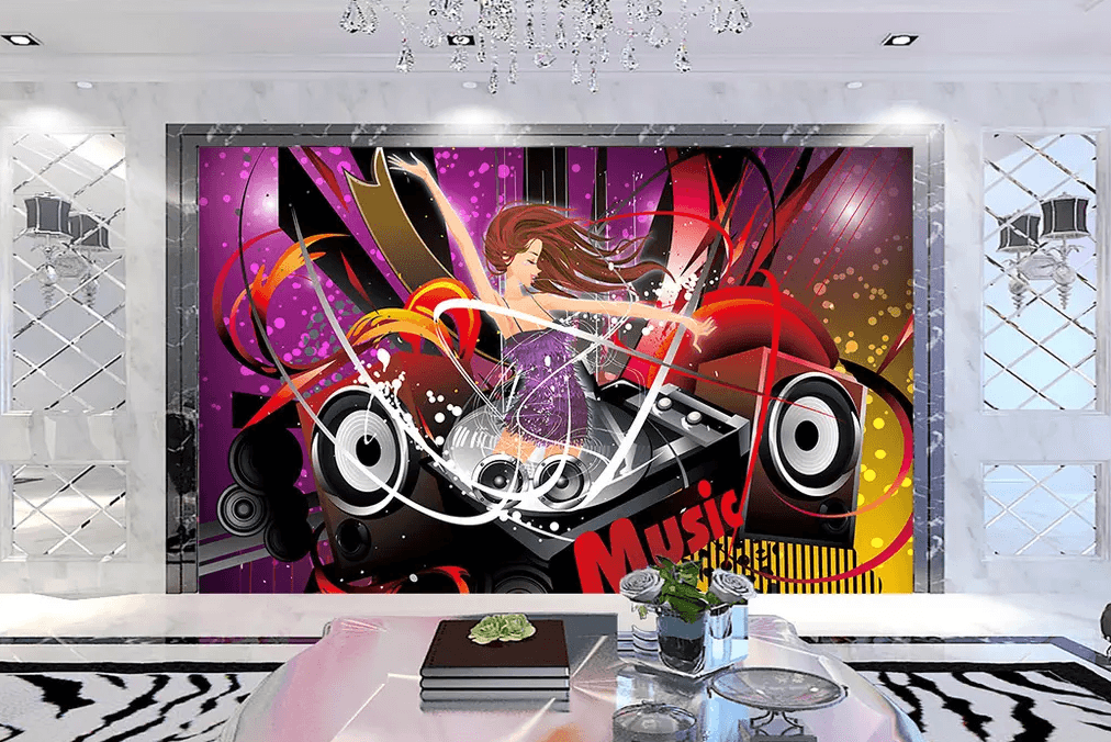 3D Acoustic Woman 270 Wallpaper AJ Wallpaper 2